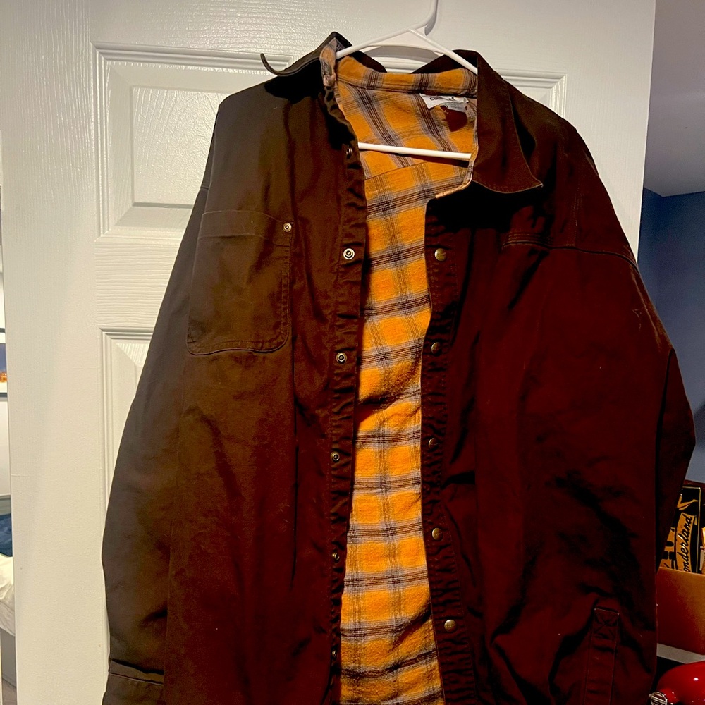 Vintage Carhartt lined field coat